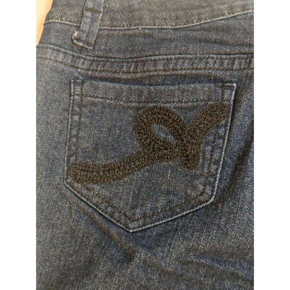 RocaWear Women’s Jeans Size 7 Simone Straight Leg Mid Rise Embellished Pocket - Picture 11 of 15